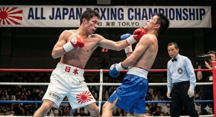 はじめの一歩:鷹村の試合のイメージ画像