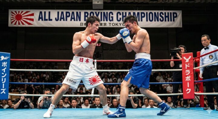 はじめの一歩:鷹村の試合のイメージ画像