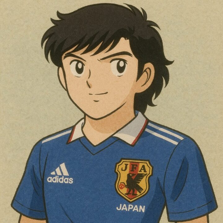キャプテン翼:日本代表のユニホームを着た三杉淳のイメージ画像