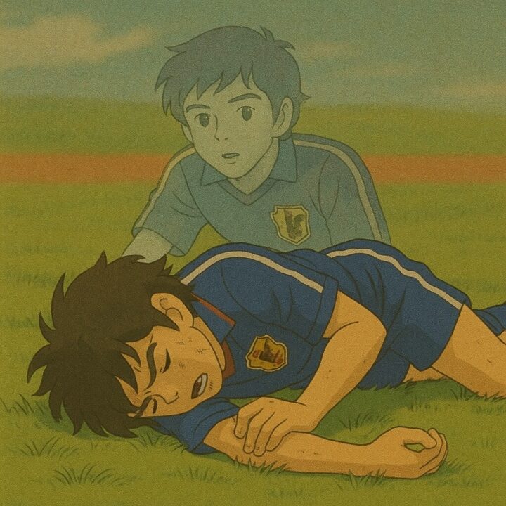 キャプテン翼:試合中に心臓が止まり幽体離脱する三杉淳のイメージ画像