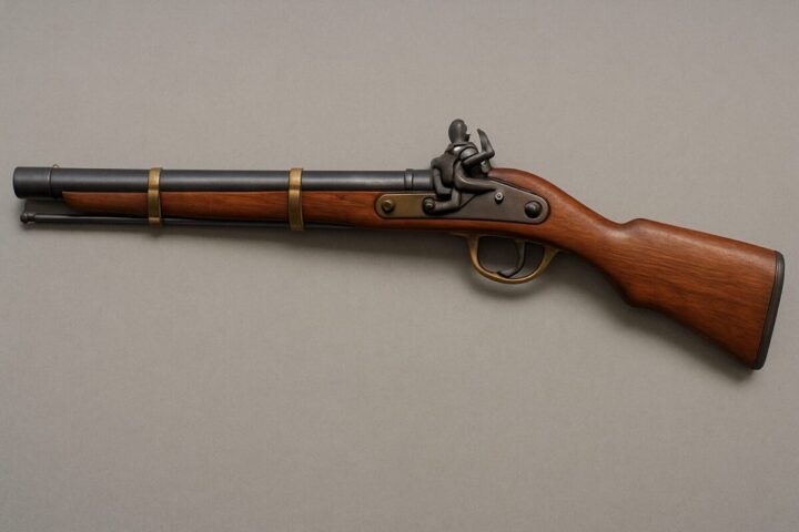 戦国小町苦労譚：静子が用意した最新の火縄銃のイメージ画像