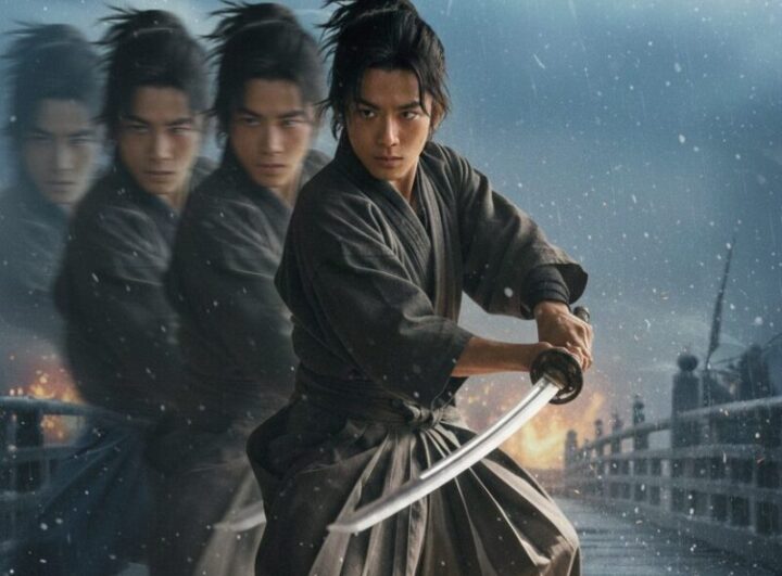 るろうに剣心 :瀬田宗次郎が足トントンしながら縮地をしているイメージ画像