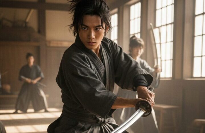 るろうに剣心 :青年の瀬田 宗次郎 がイライラ しているイメージ画像