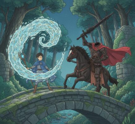 涼とデュラハンとの剣技の訓練のイメージ画像