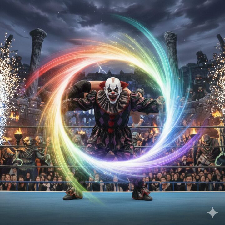 幽遊白書:魔闘科スズキの必殺技レインボーサイクロンのイメージ画像