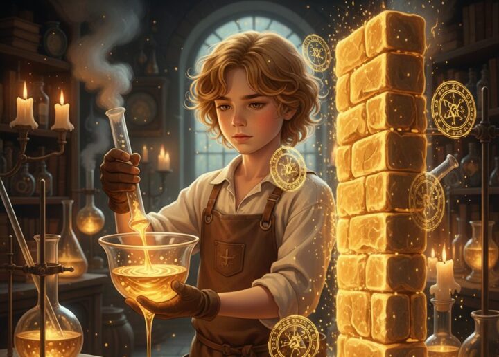 ハガレン:アルが壁を錬成しているイメージ画像