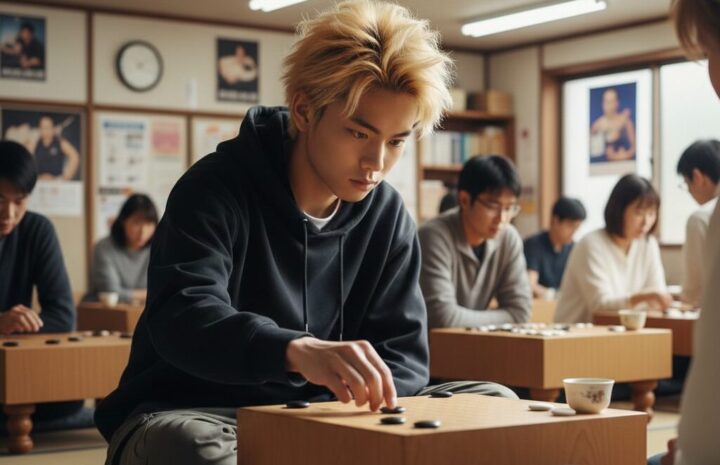 ヒカルの碁:ヒカルが囲碁センターで囲碁を打っているイメージ画像