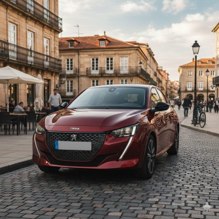 レッドのプジョー308のイメージ画像