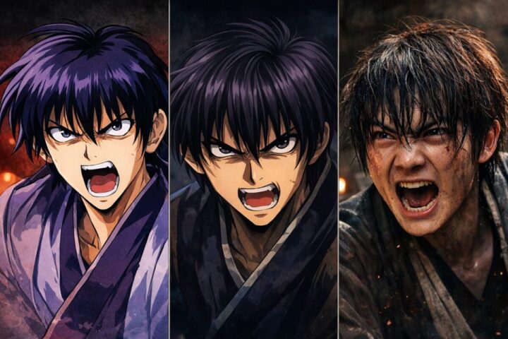 るろうに剣心：歴代声優と実写版・神木隆之介のイメージ画像