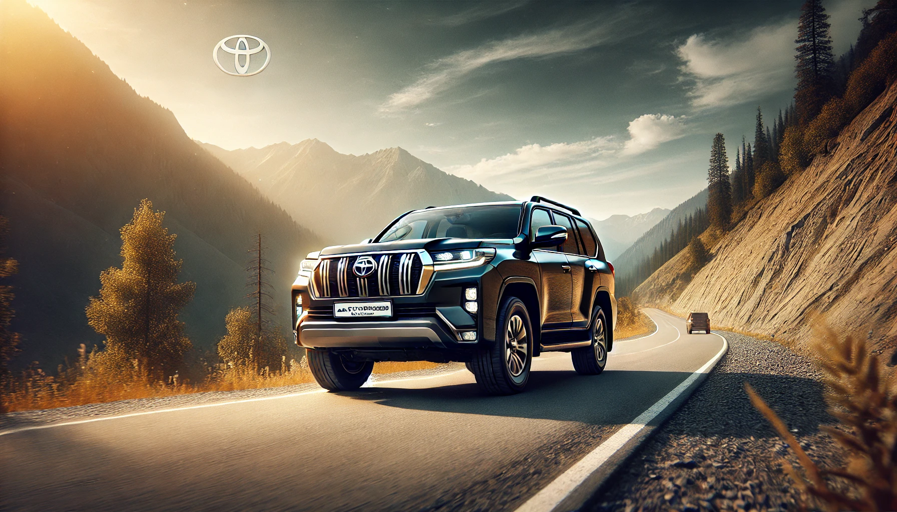 ブラドで峠を走っているイメージ画像