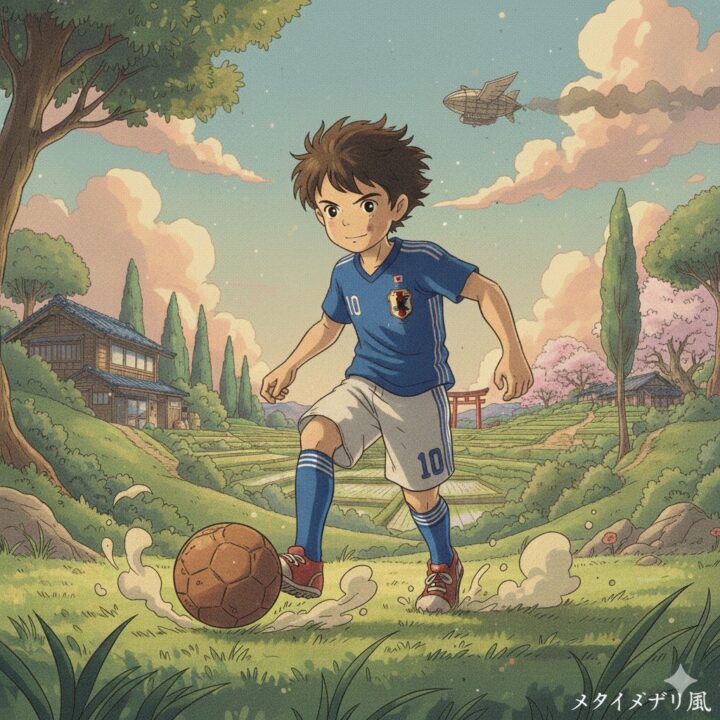 キャプテン翼：代表選手になった岬太郎のイメージ画像