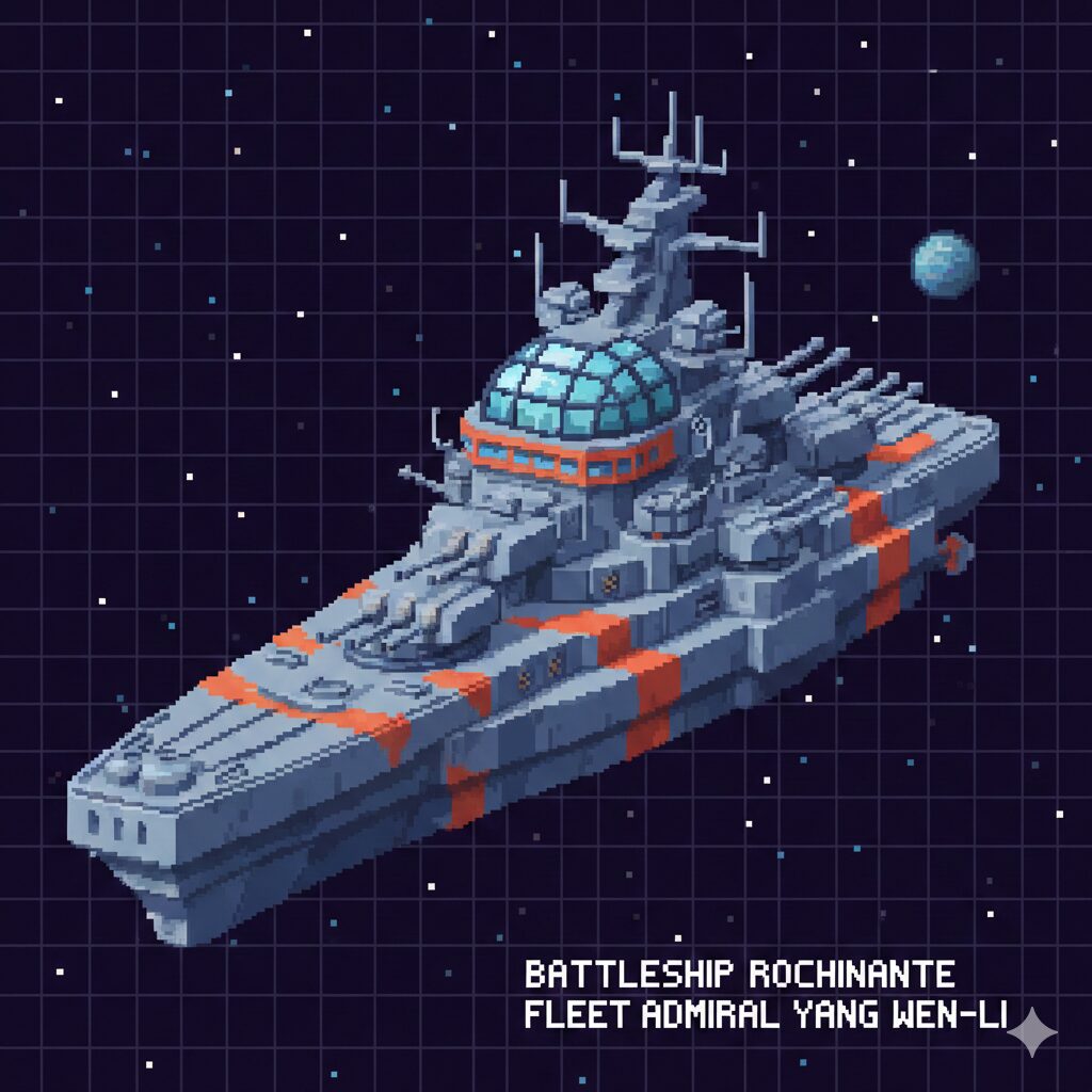 銀河英雄伝説：ヤンウェンリーが乗り込む旗艦のイメージ画像